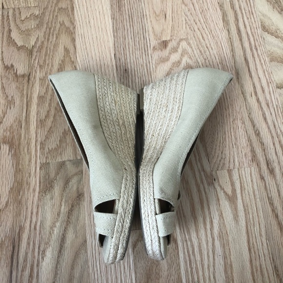 Franco Sarto Cheria Tan Espadrille Wedge Sandals 7 - Picture 3 of 8